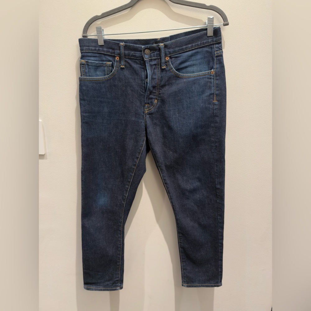 Tom Ford - Indigo Denim Blue Jeans Slim Size 32 Men’s Made In USA
